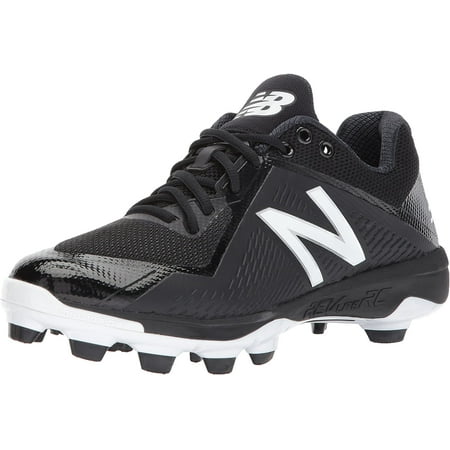 New Balance PL4040V4 Low-Cut Men's TPU Baseball Cleats - Black/White - 12.5 / D