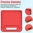 thumbnail image 5 of BMOUO Kids Case for Onn 10.1 Pro Tablet 2020 (Model: 100003562),Shockproof Light Weight Convertible Handle Stand Kids Case for Onn 10.1 inch Pro Android Tablet 2020,Red, 5 of 8