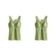 thumbnail image 2 of Minnieouse Ropa interior térmica femenina engrosada alta elasticidad Casual fibra acrílica chaleco básico accesorio para el hogar Verde L 2piezas, 2 of 6