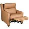 thumbnail image 3 of Power Recline Sofa Set Genuine Top Grain Leather Triple-Motor Reclining Couch Set Zero-Wall Reclining Sofa with Adjustable Headrest and Lumbar, 3 Piece Living Room Set, 3 of 5