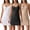 White,Black,Beige, variant on 3 Pack Women's V-Neck Spaghetti Strap Full Slip Dress, Soft Stretch Slim Fit Sleepwear Loungewear, Seamless Underdress for Layering, Nightwear & Daily Lounging