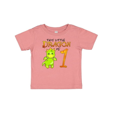 

Inktastic Dragon 1st Birthday- turning one Gift Baby Boy or Baby Girl T-Shirt