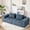 Blue, variant on LUXAPA 107" Sofa Couch, Cloud Foam Sofa, Oversized Chenille Couch with Wide Armrests, 3-Seater Deep Seat, No Assembly Required, Compressed Living Room Furniture, Black