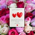 thumbnail image 5 of SeekLGT Pocket Hug Heart Token with Card Heart Shaped Token Thinking of You Encouragement Gift 1-Count, 5 of 9
