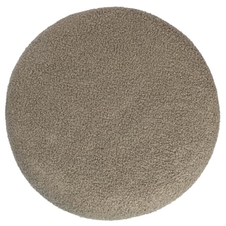 MAINSTAYS CLOUD OTTOMAN, BOUCLE TAUPE