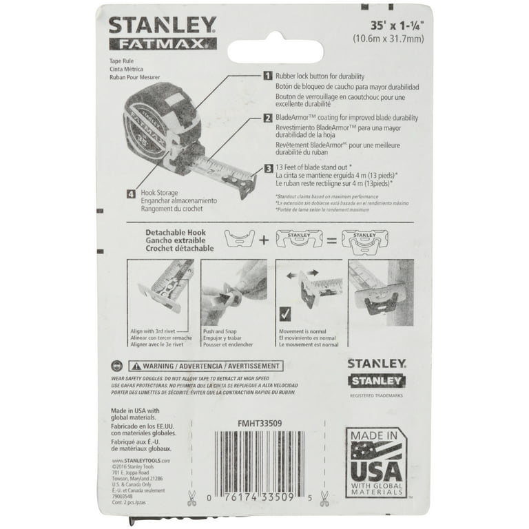 STANLEY FatMax Measure Premium Tape 35\