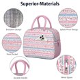 thumbnail image 4 of Obrewu Pioneer Flower Lunch Bag for Adult, Insulated, Leakproof, Oxford Cloth, 4 of 7