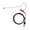 Cocoa, variant on U-Voice UVS70DCC-H4P Cocoa Color Mini Headset Microphone with Detachable Cable for Audio Technica