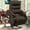 Dark Grown, variant on Sumdeal Electric lifting massage chair with heating function for the elderly,Dark Gray