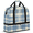 Multicolour 1, variant on Plaid Blue Check Foldable Travel Duffel Bag for Women Men, Gym Tote Bags with Shoe Compartment, Waterproof Carry On Weekend Overnight Bag
