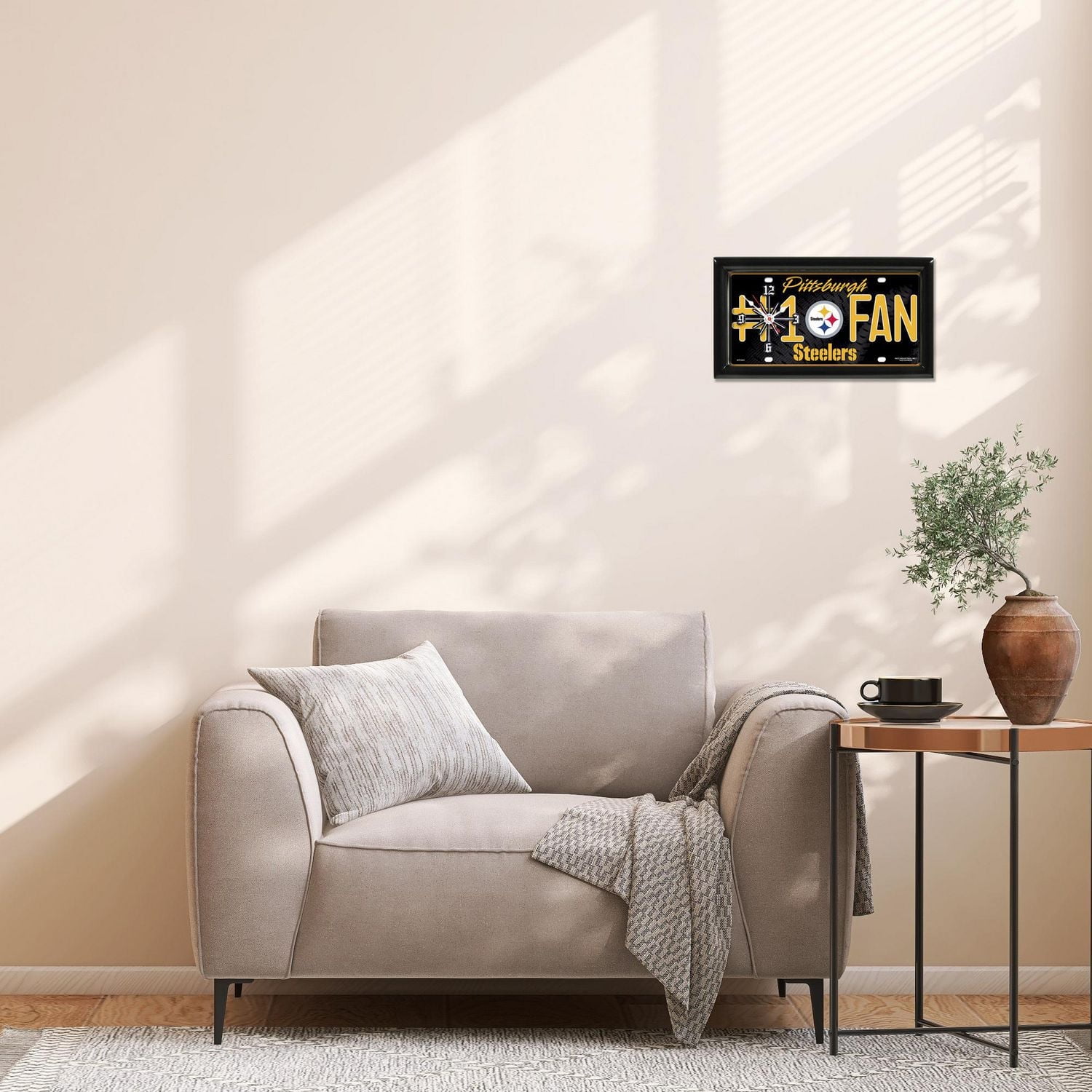 NFL Pittsburgh Steelers Wall Clock