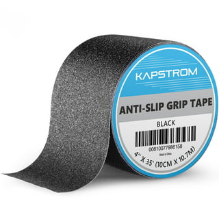 Unique Bargains Anti Slip Grip Tape Traction Tape For Stairs Black 1.2 X  32.8 Ft : Target