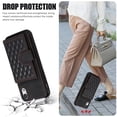 thumbnail image 6 of Mantto Case for iPhone XS,iPhone X,Wallet Phone Case Cute Leather Case with Card Holder Crossbody Cover for Women Girls Strap Wristlet RFID Blocking Shockproof For iPhone X/XS,Black, 6 of 8
