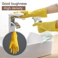 thumbnail image 5 of Heavy Duty Rubber Cleaning Gloves for Dishwashing, Extra Long Cuff Kitchen Gloves for Housework, Durable Flexible Grip for Wet Messes, 5 of 9