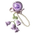 thumbnail image 2 of Llavero con flor eterna: accesorio versátil y decorativo para el Día de la Madre Púrpura, 2 of 9
