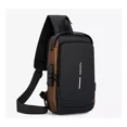 thumbnail image 1 of Mochila Cruzada Antirrobo Impermeable Mariconera De Viaje Para Hombre Pechera Hombre Pacix, 1 of 8