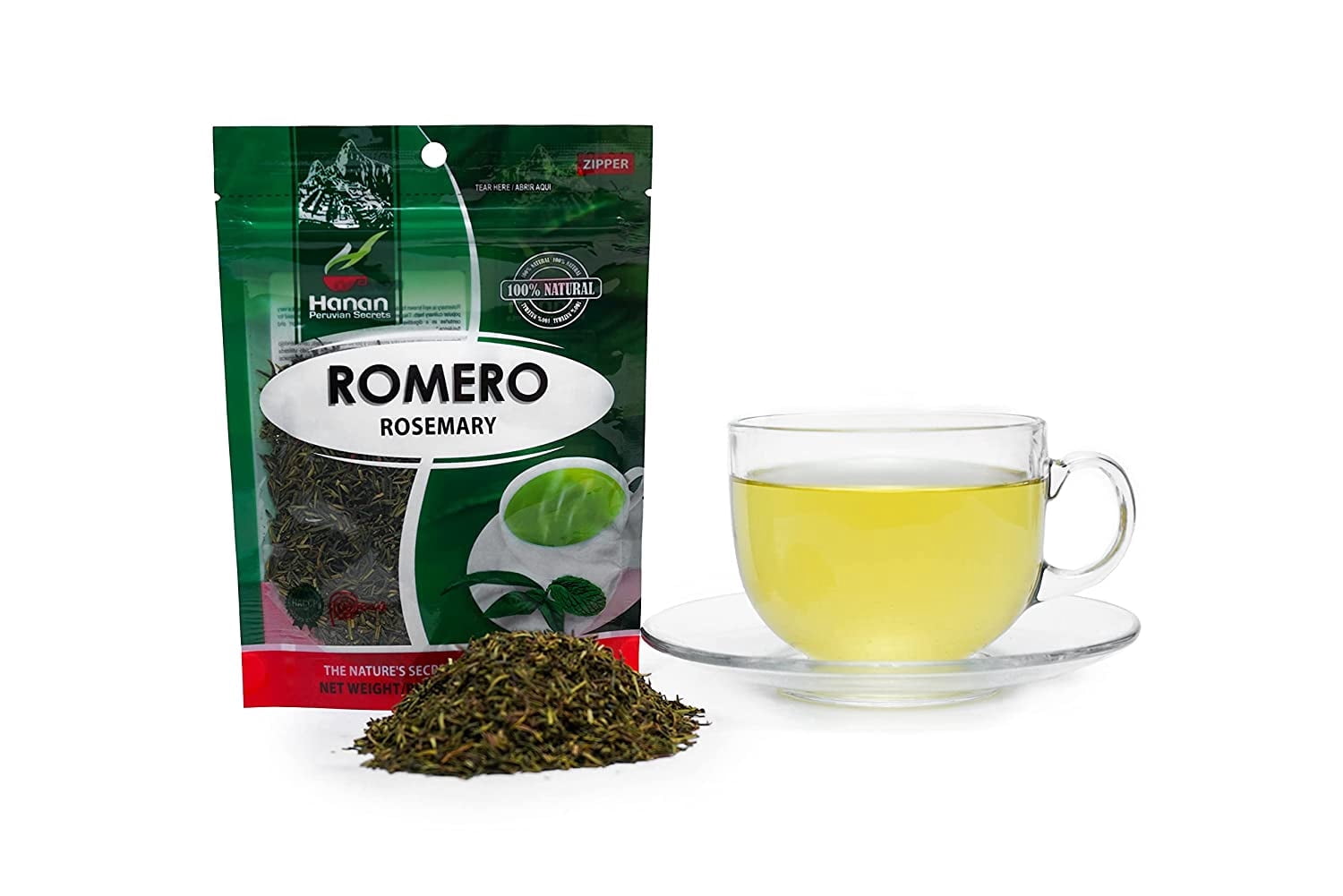 Hanan Peruvian Secrets Romero| 100% Natural Rosemary | 1.41oz / 40g |Naturally Aids in Alleviating Digestive and Menstrual Cramps | Promotes Healthy Circulation (3 Pack)