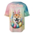 thumbnail image 2 of Happy Easter Shiba Inu with Bunny Ear Headband and Flowers All Over Print 3D Baseball Shirt Shibas Dog Lovers Gifts Idea Softball Sport - 13001, 2 of 6