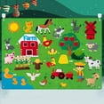 thumbnail image 2 of EIMELI Farm Animals Felt Story Board Set  3.3FT 32PCS Preschool Classroom Storytelling Imagination Game Wall Hanging Board Toys Early Learning Interactive Play Kit for Toddlers Kids, 2 of 10