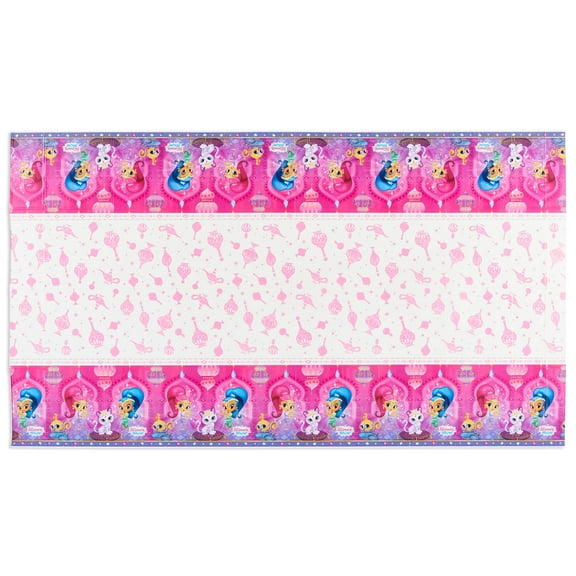 Shimmer and Shine Plastic Table Cover, 54" x 96"