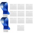 thumbnail image 3 of Soporte para tapa de tarjeta Protector de tarjeta de identificación transparente Funda de PVC impermeable con cuerda para colgar, 10 piezas, cuerda azul Advancent  HA004769-02, 3 of 7
