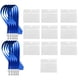 thumbnail image 3 of Soporte para tapa de tarjeta Protector de tarjeta de identificación transparente Funda de PVC impermeable con cuerda para colgar, 10 piezas, cuerda azul Eigraketly  HA004769-02, 3 of 7