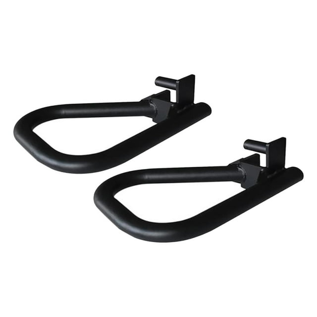 Dip Bar Attachment for 2" x 2" with 1" Hole Squat Rack, Set of 2 Dip Bar Grip Handles for Strength Training