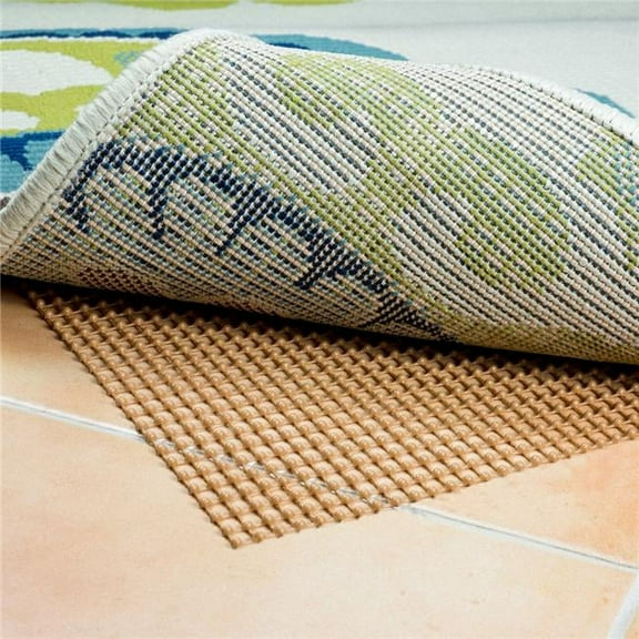 8 ft. Round Brown Non Slip Outdoor Rug Pad