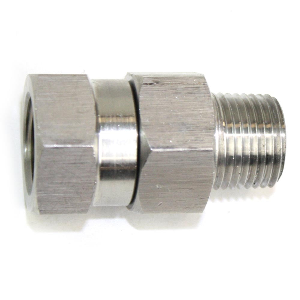 Interstate Pneumatics PW7166 3/8" MPT x 3/8" FPT Stainless Steel Swivel