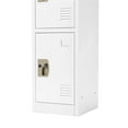 thumbnail image 5 of AdirOffice Steel Storage Locker, 4 Compartment, 12 X 12 X 72, White, 5 of 8