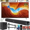 Sony XBR55X900H 55-inch 4K UHD Full Array LED Smart TV 2020 Bundle with Deco Gear Sound Bar with Subwoofer, Wall Mount, 6-Outlet Surge Adapter, Screen Cleaner and TV Essentials 2020