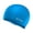 Blue, variant on TYR Silicone Swim Cap for Men and Women – Wrinkle-Free, Durable & Tear Resistant, Low Drag Training & Competition Cap, Silver