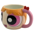 thumbnail image 3 of Taza Grande de Cerámica, Diseño Esculpido en 3D, Chicas Super Poderosas, Modelo Bombón, Capacidad 591 mililitros, 3 of 4