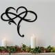 thumbnail image 5 of Injueey Amor eterno, corazón sin fin, decoración de arte de pared de Metal para regalo de boda, papel tapiz de aniversarios Decoración del hogar, 5 of 6