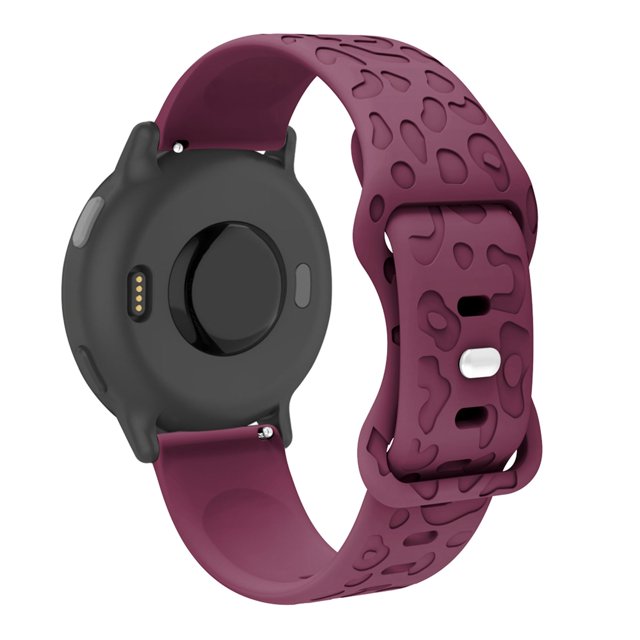WIFKLSIIPG 20mm Bracelet de Montre Sportif en Silicone Respirant Résistant à la Transpiration et Confortable à Porter Compatible avec Smartwatch