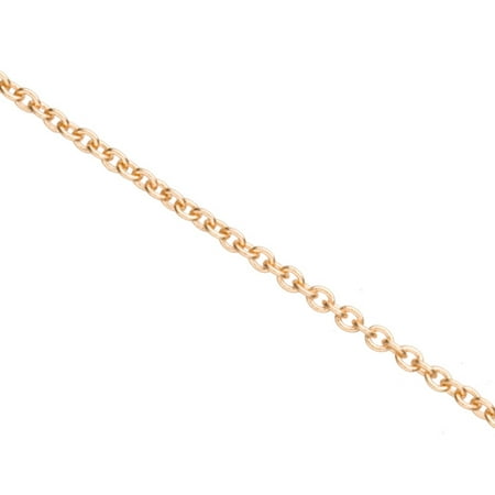 Gold Cable Chain, Gold Finished Brass 1.4mm 5 Ft/pack (5-pack Value Bundle), SAVE $4