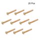 thumbnail image 4 of Tornillos de muebles M6x45mm con socket hexagonal, fijaciones galvanizadas, tornillos de rosca completa de acero al carbono, 20 Pcs, 4 of 4