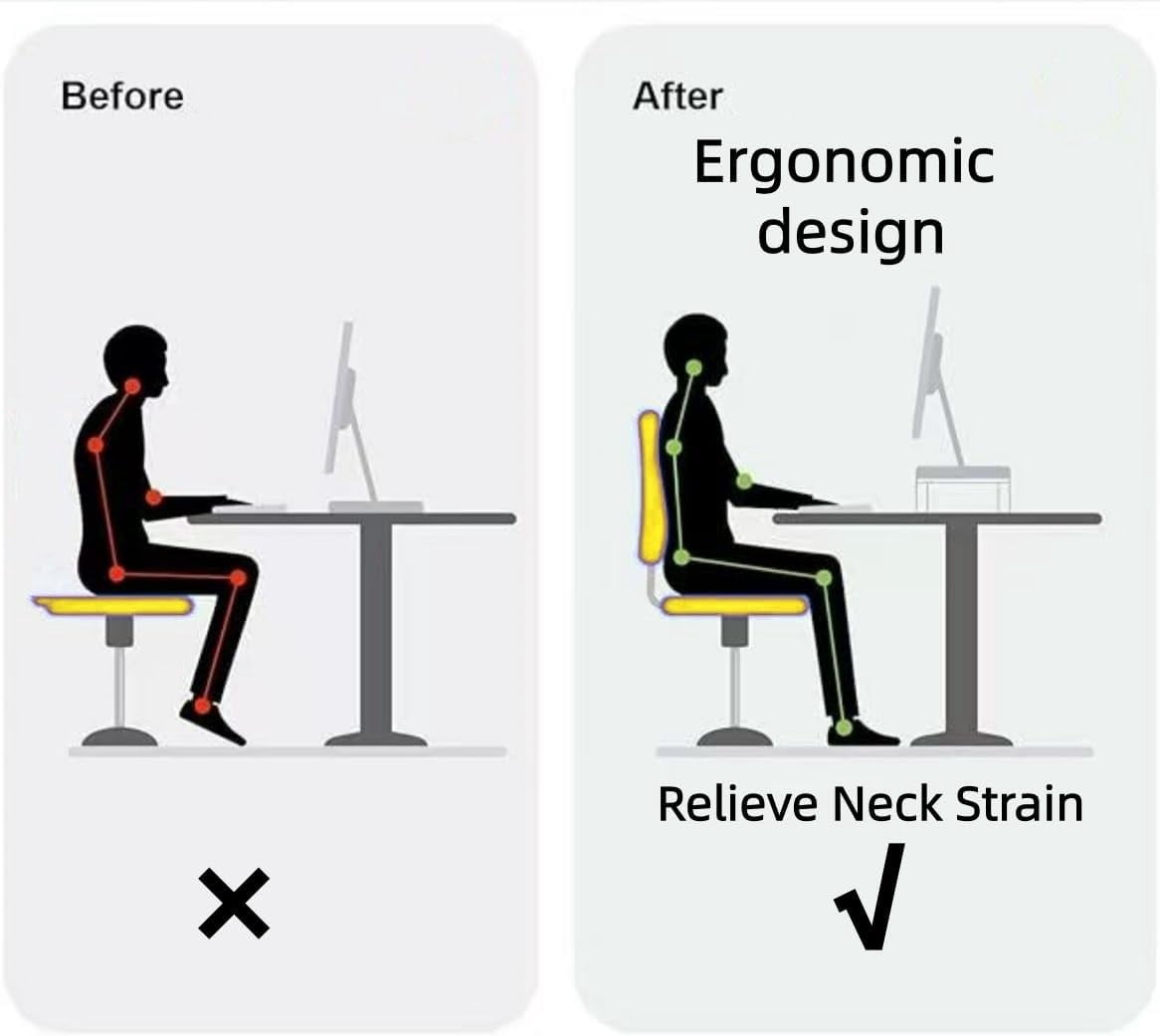 Acrylic Monitor Stand - 16/20 inch 2 Tier Riser for iMac, PC, Desktop, Laptop, TV with Storage Shelf, Home Office Desk Organizer (20in)