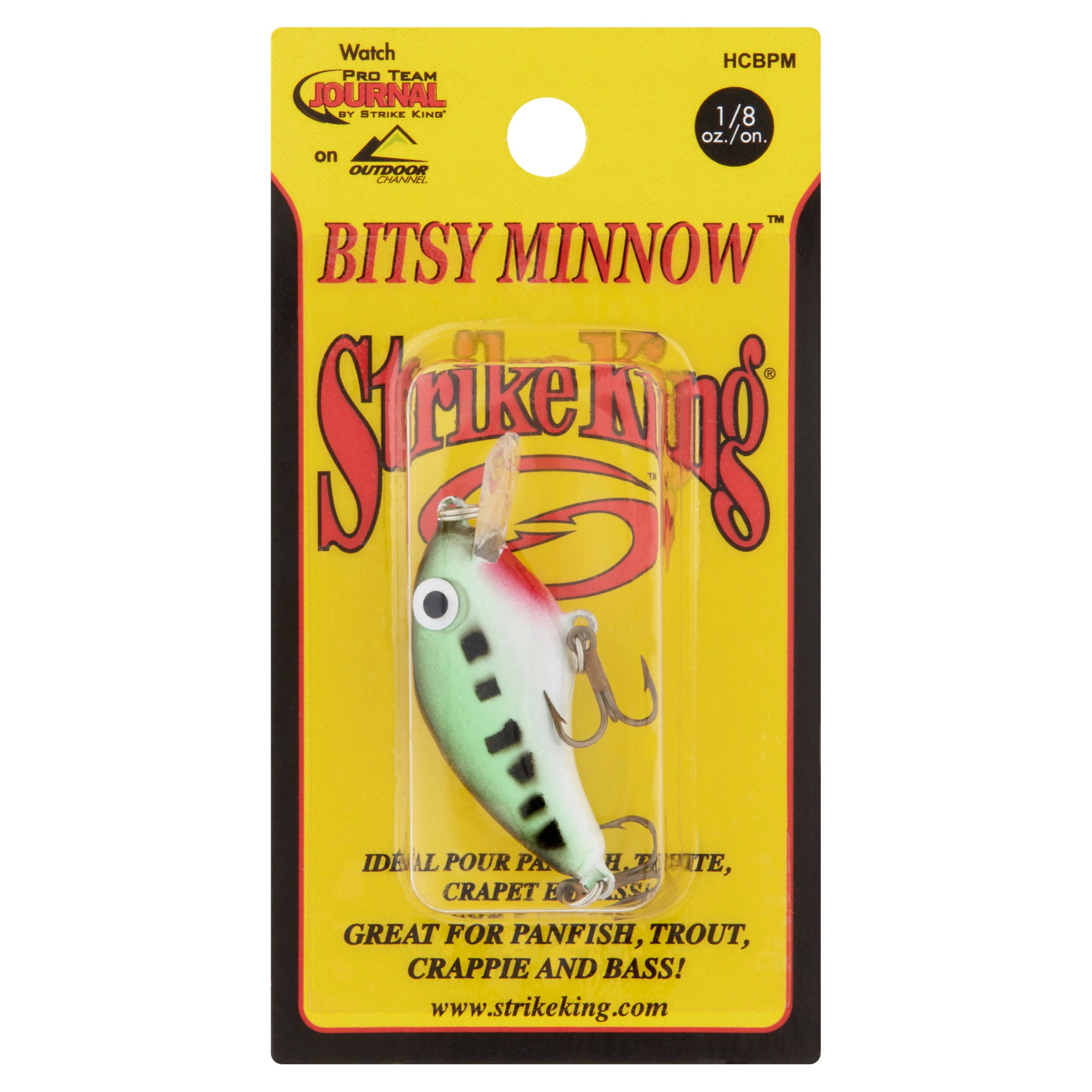 Strike King Bitsy Minnow Baby Bass – Hammonds Fishing
