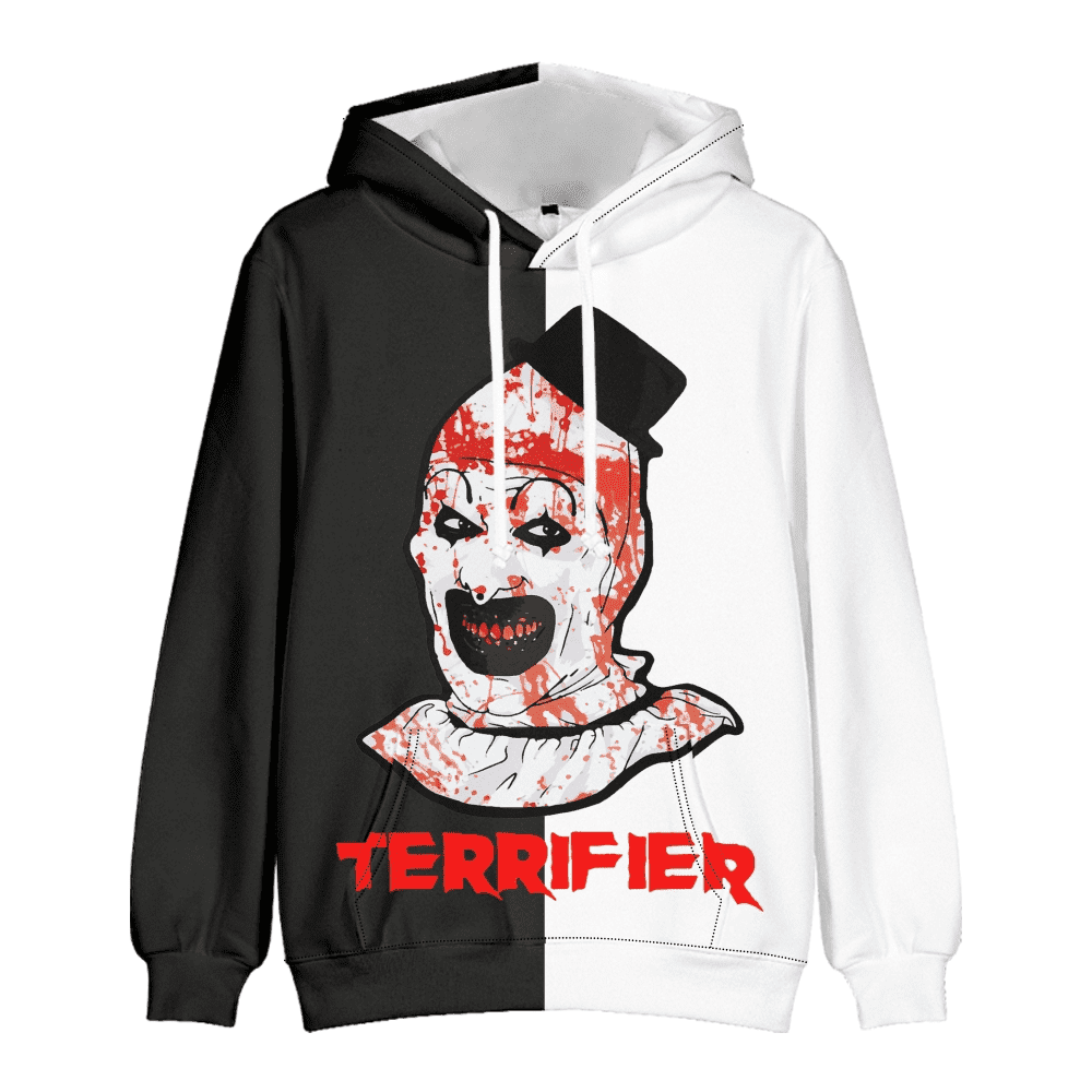 TERRIFIER 2 Hoodie Unisex Cosplay Sweatshirt Long Sleeve Pullover Tracksuit