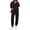 F-Black, variant on UVN 2 Piece Outfits Sets for Women Winter Half Zip Sweatsuits Long Sleeve Jogger Suit Ladies Casual Tracksuit
