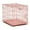 Pink, variant on MidWest iCrate Folding Metal Dog Crate, Divider Panel, Floor Protecting feet, Leak-Proof Dog Pan , 24L x 18W x 19H, Pink