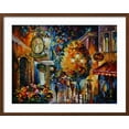 thumbnail image 2 of Art.com Cafe in the Old City Art Print by Leonid Afremov, Brown Frame Wall Art, 29" x 23", 2 of 5