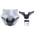 thumbnail image 1 of Motorcycle Front Windshield Windscreen Reduce Wind Drag Improved Aerodynamics Wind Deflector for MT-09 2024 and Later Gray, 1 of 4