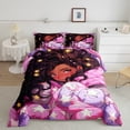 thumbnail image 4 of YST Afro-American Girl Down Comforter Set, Melanin Princess, King, 4 of 6