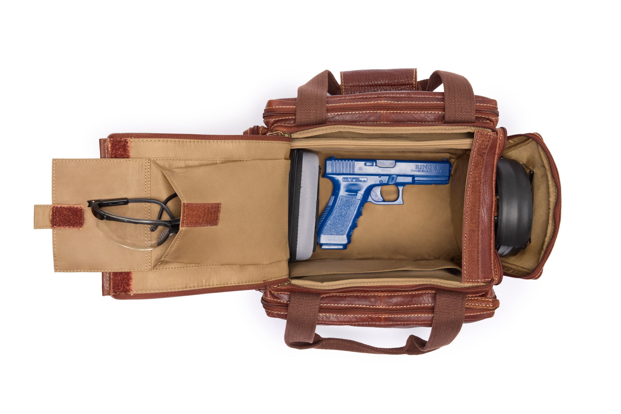 Saddle Mate Full Grain Buffalo Leather Range Bag