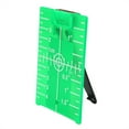 thumbnail image 2 of Strong Magnetic Base Target Plate with Both Inch and Cm Units Back Stand Very Bright Color Enhance Visibility for Floor Red Green Portable Cross Line Double Scale, 2 of 7