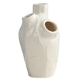 thumbnail image 1 of Jarrón de cerámica con forma de corazón para flores, ideal para estanterías, escritorios y dormitorios. blanco, 1 of 7