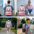 thumbnail image 2 of Yuyamidu Cute Axolotl Backpack with Lunch Box Kids Girls 5th Grade Cherry Blossom School Bag and Lunch Bag Pencil Case Bookmarks Set of 5 Elementary/Middle School Bookbag Age 6-8, 2 of 8