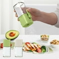 thumbnail image 1 of Jiaeri Push Glass Salt Dispenser,Quantitative Sodium Chloride Shaker Bottle,Wet Proof Seasoning Container for Kitchen,Sealed Spice Jar with Adjustable Control, 1 of 7